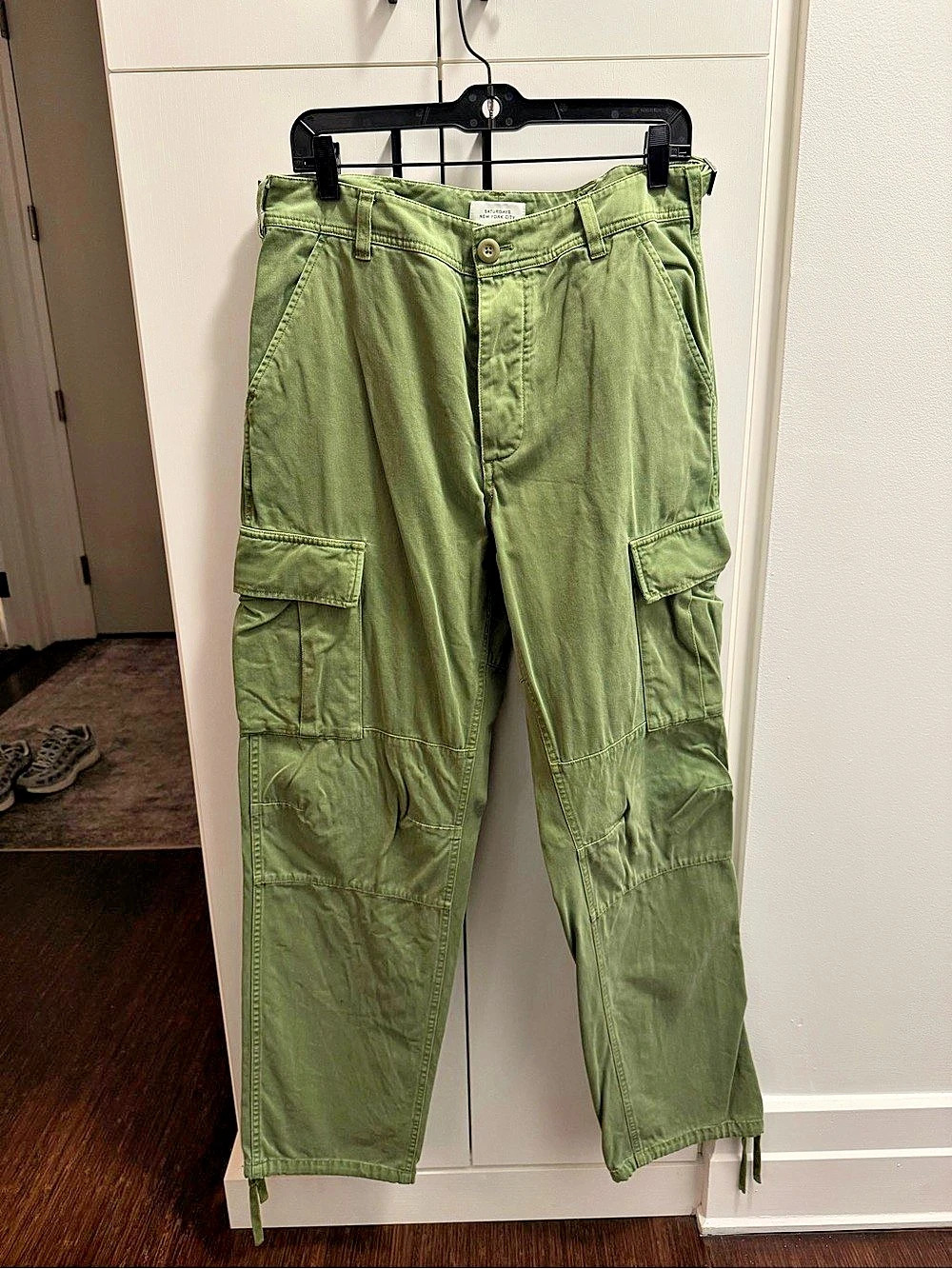 Saturdays NYC Men's Cotton Cargo Pants Waist 32